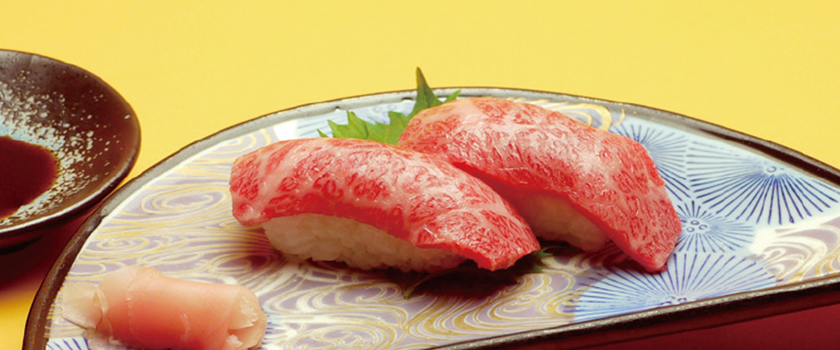 近江牛とろ握り